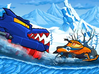 Car Eats Car: Winter Adventure unblocked game